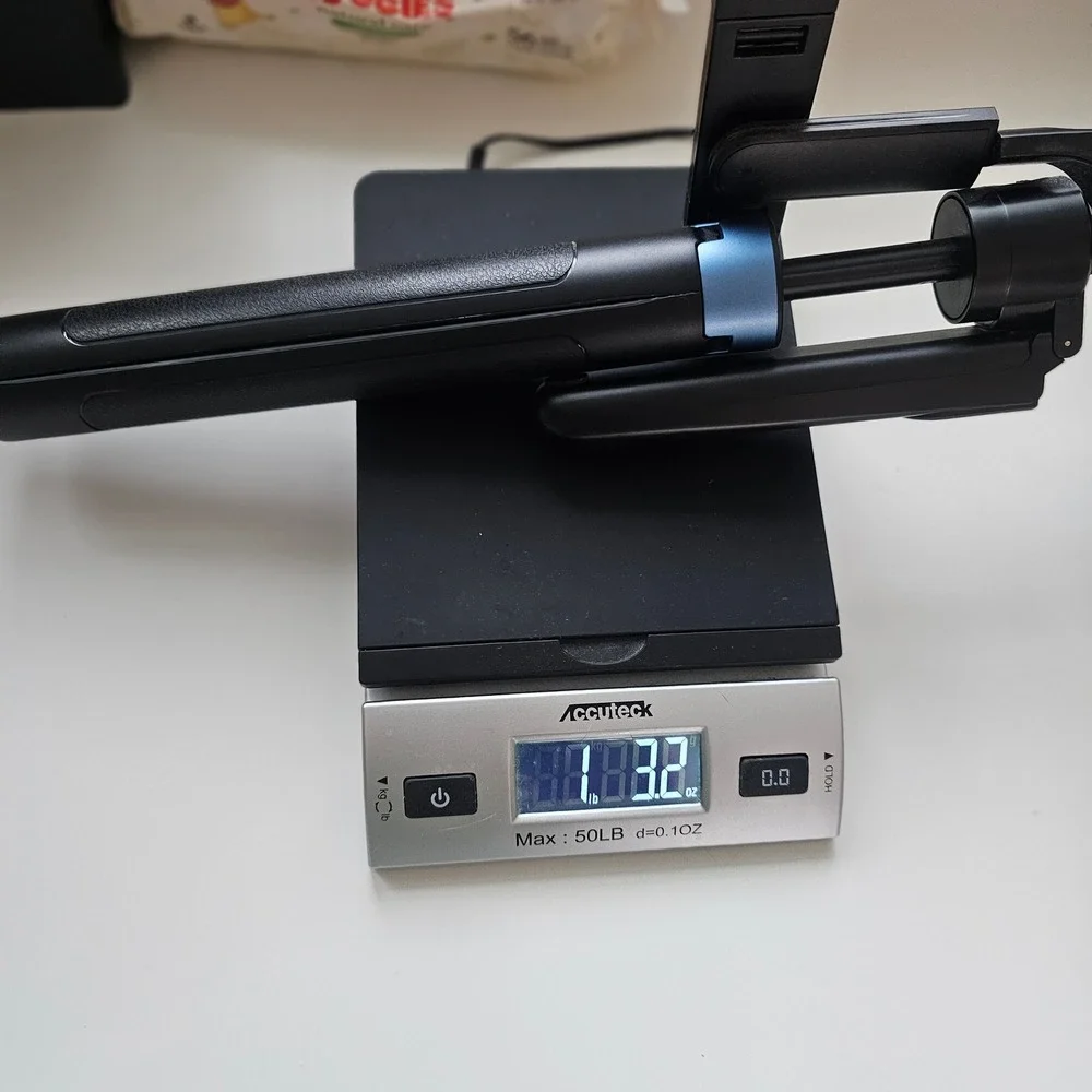 UBeesize Bluetooth Extendable Selfie Stick Tripod Black Portable Vlog